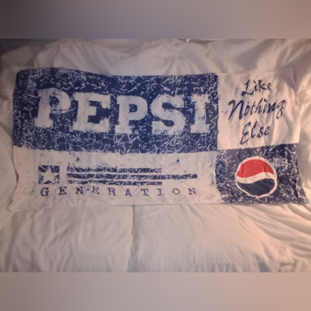 Vintage Pepsi Generation Like Nothing Else Beach Towel